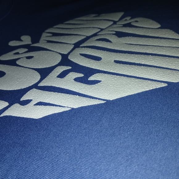 Womens Positive hearts 3D puff XXL 46-48 sweater long sleeve 60% cotton 40 % pol - Picture 3 of 3